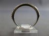 .26CT DIAMOND 14KT WHITE GOLD CLASSIC 2MM SEMI ETERNITY WEDDING ANNIVERSARY RING