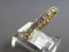 1.56CT DIAMOND 14K YELLOW GOLD 3D ETERNITY SHARED PRONG WEDDING ANNIVERSARY RING