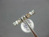 .36CT DIAMOND 14KT WHITE GOLD 3MM ROUND 7 STONE CHANNEL WEDDING ANNIVERSARY RING