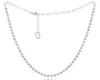 2.65CT DIAMOND 14KT WHITE GOLD 3D ROUND GEOMETRICAL ADJUSTABLE TENNIS NECKLACE