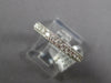 1.07CT DIAMOND 18KT WHITE GOLD FILIGREE 3/4TH ETERNITY SIZEABLE ANNIVERSARY RING