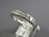 .75CT DIAMOND 14KT WHITE GOLD 4MM CLASSIC ROUND CHANNEL WEDDING ANNIVERSARY RING