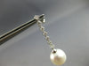 .42CT DIAMOND & AAA SOUTH SEA PEARL 18KT WHITE GOLD 3D JOURNEY HANGING EARRINGS