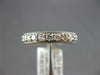 .89CT DIAMOND 18KT WHITE GOLD 4MM ROUND SEMI ETERNITY FILIGREE ANNIVERSARY RING