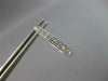 ESTATE .49CT DIAMOND 14K WHITE GOLD CLASSIC ROUND FILIGREE HOOP HANGING EARRINGS