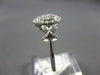 .27CT DIAMOND 14K WHITE GOLD CLUSTER PEAR SHAPE HALO FLOWER BUTTERFLY LOVE RING