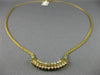 ESTATE .95CT DIAMOND 14KT YELLOW GOLD 3D CLASSIC ROUND HAPPY FACE NECKLACE #1509