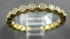 .50CT DIAMOND 18KT YELLOW GOLD FILIGREE ETERNITY BEZEL WEDDING ANNIVERSARY RING