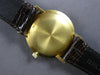 ESTATE LARGE JULES JURGENSEN 18K YELLOW GOLD BLACK ENAMEL AUTOMATIC WATCH #27782