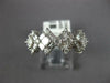 WIDE 1.32CT DIAMOND 14K WHITE GOLD 3D ROUND BAGUETTE & PRINCESS ANNIVERSARY RING