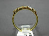 ESTATE .40CT BAGUETTE & ROUND DIAMOND 14K YELLOW GOLD 3D ANNIVERSARY RING 10077