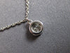 .58CT DIAMOND 14KT WHITE GOLD 3D ROUND HALO BY THE YARD CHANDELIER LOVE NECKLACE
