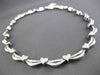 ESTATE LARGE 2.70CT DIAMOND 18KT WHITE GOLD HEART DIAMOND BY THE YARD NECKLACE