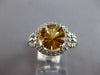 1.82CT DIAMOND & AAA CITRINE 14KT WHITE GOLD CLASSIC LOVE KNOT FRIENDSHIP RING