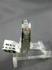ESTATE WIDE 2.64CT PRINCESS DIAMOND 14K WHITE GOLD ETERNITY CHANNEL RING #17553