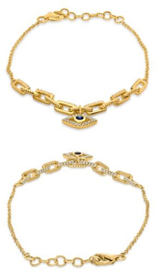 .20CT DIAMOND & AAA SAPPHIRE 14KT YELLOW GOLD MULTI SQUARE BY THE YARD BRACELET