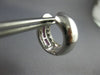 WIDE 1.1CT DIAMOND & AAA SAPPHIRE 14K WHITE GOLD ROUND & BAGUETTE 3 ROW EARRINGS