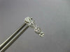 .27CT DIAMOND 14KT WHITE GOLD 3D MULTI LEAF PEAR SHAPE FILIGREE HANGING EARRINGS