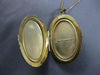 ANTIQUE EXTRA LARGE 14K YELLOW GOLD HANDCRAFTED LADY CAMEO LOCKET PENDANT #27767