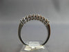 .50CT DIAMOND 14KT WHITE GOLD 3D PRINCESS SEMI ETERNITY WEDDING ANNIVERSARY RING