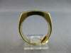 ESTATE .52CT DIAMOND 14K 2 TONE PRINCESS CHANNEL INVISIBLE MENS ANNIVERSARY RING