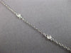 1.74CT DIAMOND & AAA SAPPHIRE 14K WHITE GOLD 3D EMERALD CUT DOUBLE HALO NECKLACE