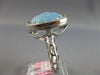 3.52CT DIAMOND & AAA AQUAMARINE 14KT WHITE GOLD 3D ROUND FILIGREE HALO FUN RING