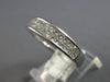.75CT DIAMOND 14KT WHITE GOLD 3D PRINCESS 2 ROW CHANNEL WEDDING ANNIVERSARY RING