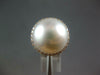 LARGE .37CT DIAMOND & AAA SOUTH SEA PEARL 18KT ROSE GOLD CLASSIC HALO LOVE RING