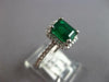 1.23CT DIAMOND & AAA EMERALD 18KT WHITE GOLD SQUARE & ROUND HALO ENGAGEMENT RING