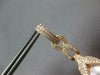 LARGE .81CT DIAMOND & SOUTH SEA PEARL 18KT ROSE GOLD MULTI LEAF HANGING EARRINGS