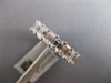 LARGE 5.11CT DIAMOND 18KT WHITE GOLD EMERALD CUT SHARED PRONG ANNIVERSARY RING