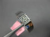 ESTATE .31CT DIAMOND 18KT WHITE GOLD 4 STONE PRINCESS INVISIBLE SQUARE MENS RING