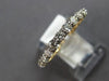 1.56CT DIAMOND 14K YELLOW GOLD 3D ETERNITY SHARED PRONG WEDDING ANNIVERSARY RING