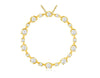 ESTATE .25CT DIAMOND 14K YELLOW GOLD BY THE YARD CIRCLE OF LIFE FLOATING PENDANT