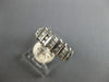 .65CT DIAMOND 14K WHITE GOLD ROUND & BAGUETTE MULTI ROW CHANNEL ANNIVERSARY RING