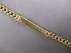ESTATE WIDE 1.25CT DIAMOND 14KT YELLOW GOLD 3D FOUR ROW BAR HEART LOVE BRACELET