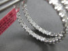 LARGE 3.92CT DIAMOND 18K WHITE GOLD 3D CLASSIC ROUND INSIDE OUT HANGING EARRINGS