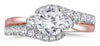 ESTATE 1.25CT DIAMOND 14K WHITE GOLD ROUND SOLITAIRE CRISS CROSS ENGAGEMENT RING