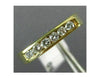 ESTATE .35CT DIAMOND 14K YELLOW GOLD 6 STONE FLAT CHANNEL ANNIVERSARY RING 10078