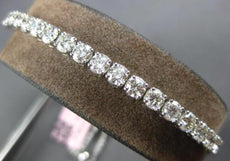 3.0CT DIAMOND 14K WHITE GOLD ROUND SEMI ETERNITY ADJUSTABLE LOVE TENNIS BRACELET