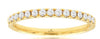 .28CT DIAMOND 14KT YELLOW GOLD 3D ROUND SEMI ETERNITY WEDDING ANNIVERSARY RING