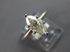 LARGE 1.18CT DIAMOND 14KT WHITE GOLD CLASSIC MARQUISE SOLITAIRE ENGAGEMENT RING