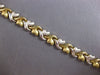 ESTATE WIDE 14KT WHITE & YELLOW GOLD 3D MULTI HEART XO LOVE BRACELET
