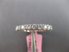 LARGE 3.30CT DIAMOND 18KT WHITE GOLD SHARED PRONG COMOFRT FIT ANNIVERSARY RING