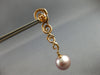 LARGE 1.38CT DIAMOND & AAA MULTI GEM & SOUTH SEA PEARL 18K ROSE GOLD 3D EARRINGS