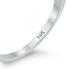 ESTATE .20CT DIAMOND 14K WHITE GOLD 3D CLASSIC ROUND SCRIPT LOVE RING