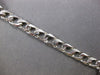 ESTATE LONG 14KT WHITE GOLD CLASSIC HANDCRAFTED CUBAN MENS ID BRACELET