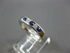 .28CT DIAMOND & AAA SAPPHIRE 14KT WHITE GOLD 3D 7 STONE ANNIVERSARY RING #27475