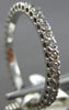 ANTIQUE .40CT DIAMOND 14KT WHITE GOLD 3D ROUND ETERNITY WEDDING ANNIVERSARY RING